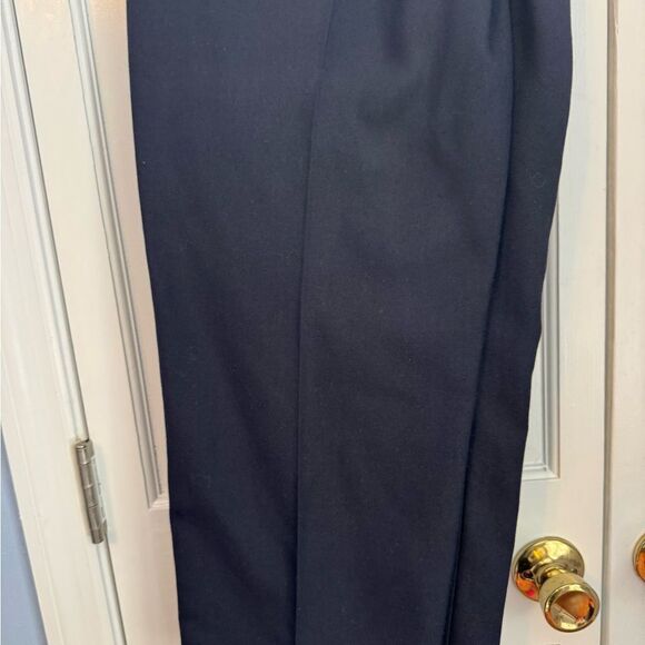 Men’s Navy Utility Dress Pants, heavy duty. Like New. Side pockets. 34 Reg - Picture 2 of 9